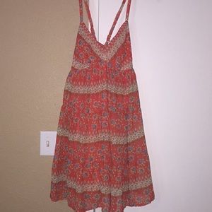 Crisscross back summer dress